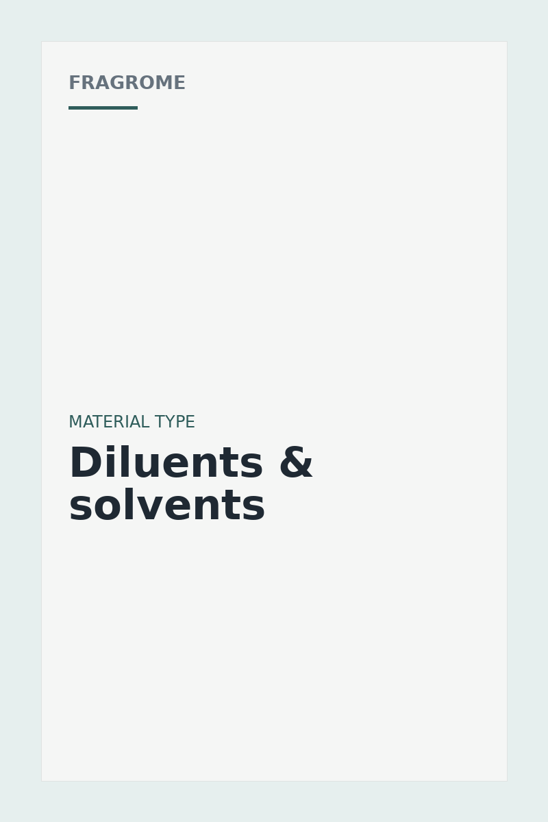 Diluents & solvents Dipropylene glycol (DPG)
