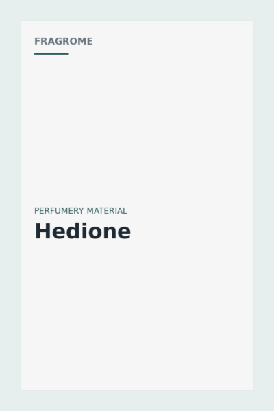 Hedione Hedione (methyl dihydrojasmonate)